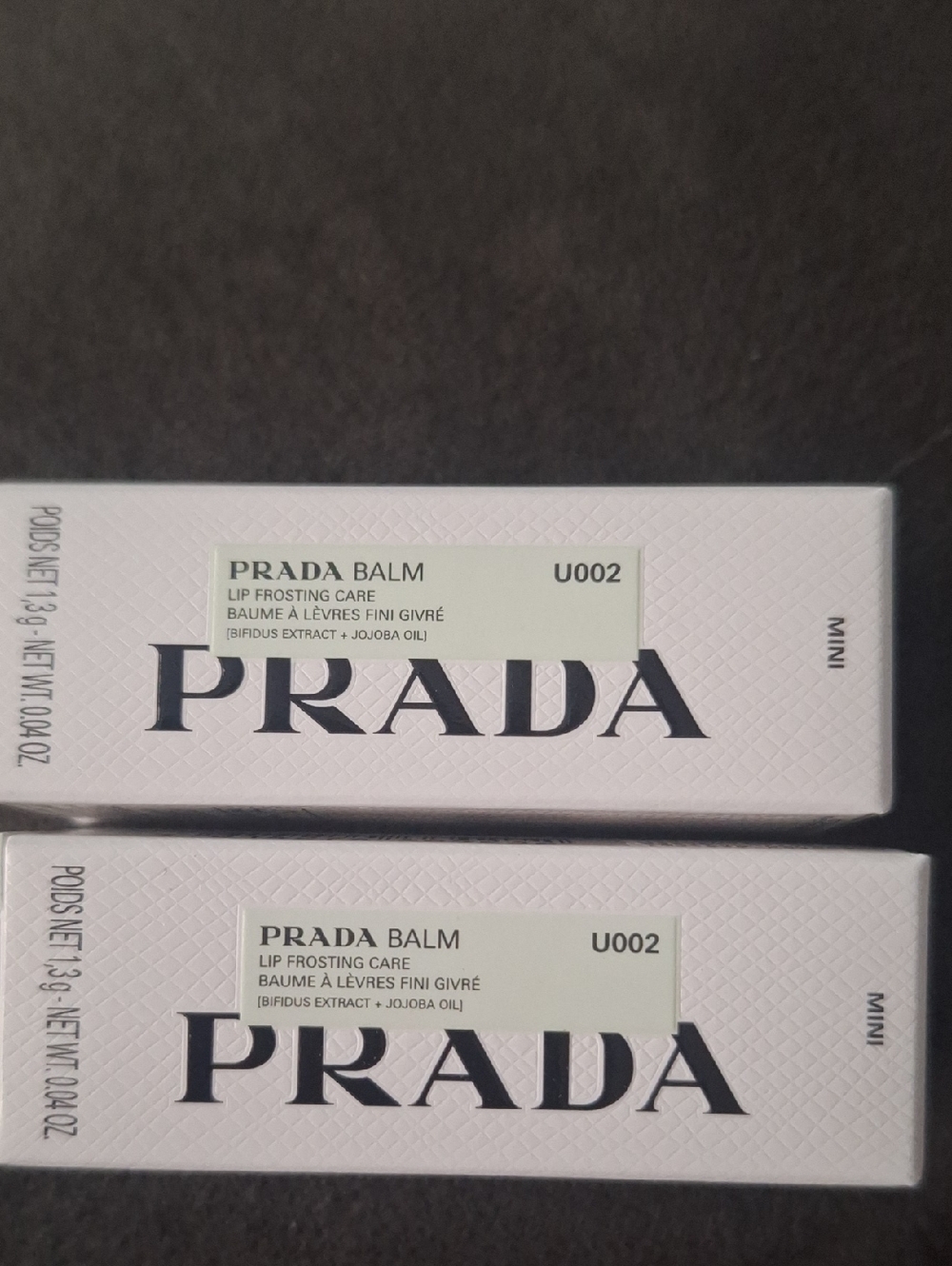 Prada Lip Balms In Banana Yellow